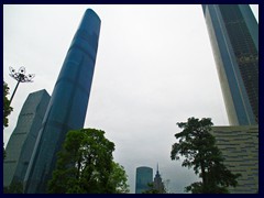 Chow Tai Fook Centre (530m, 111 floors, u/c, 2016) and IFC (438m, 103 floors, 2010 ) the two tallest skyscrapers of Guangzhou.